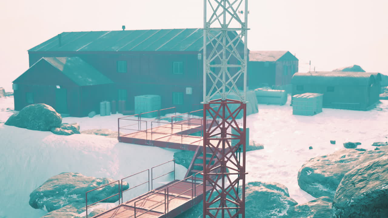 исследовательская станция в антарктиде
