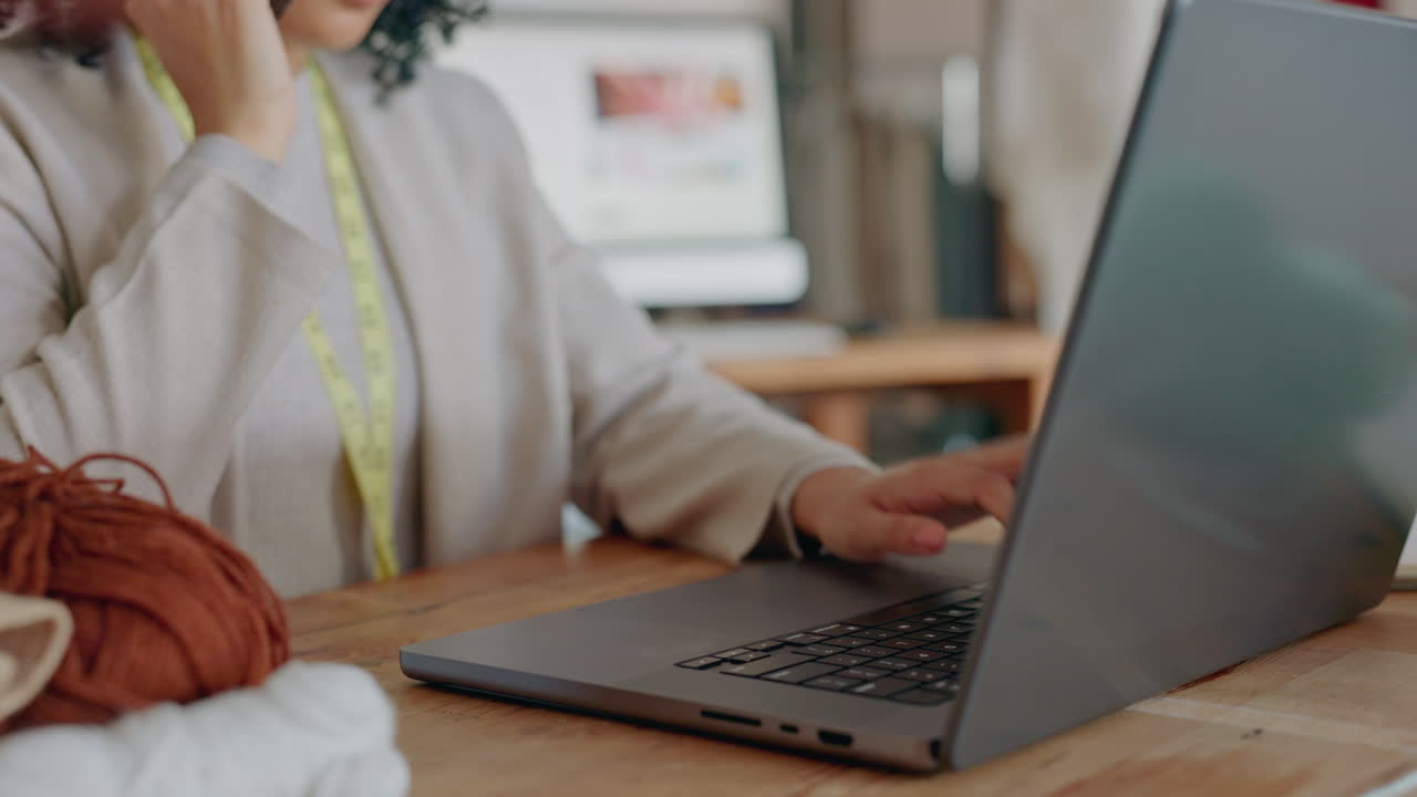 Fashion, design and planning with woman