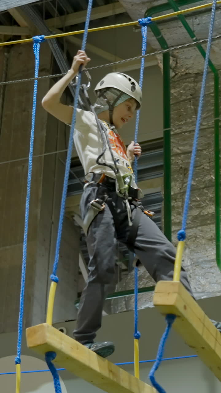 Child on Rope Course