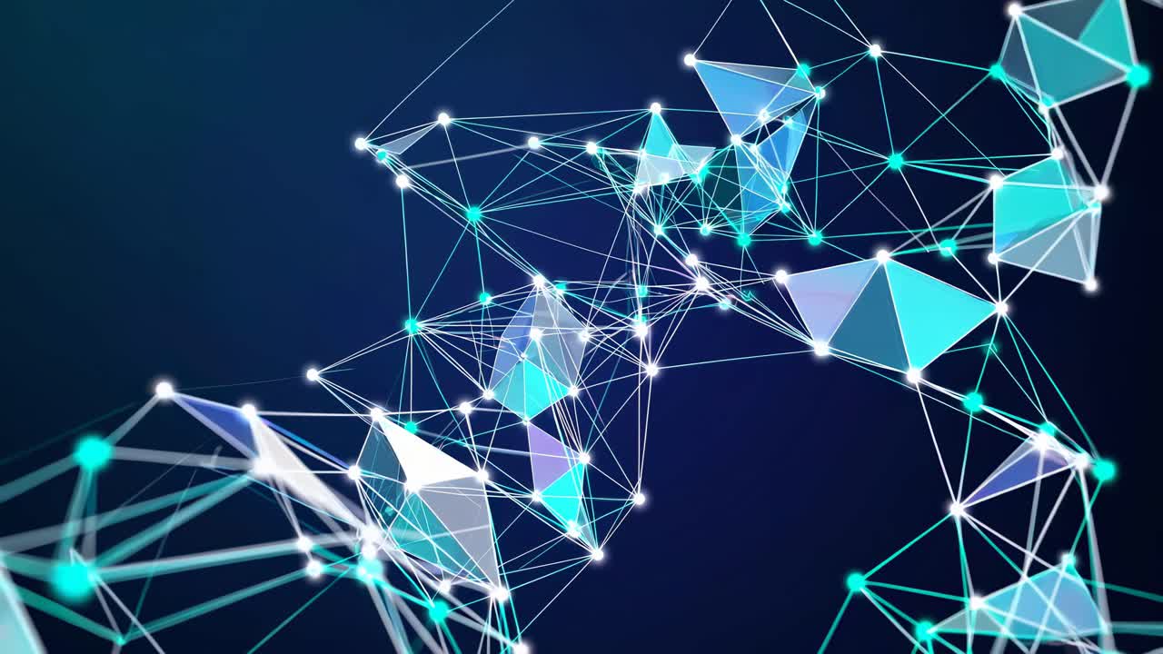 desenho de rede abstrato