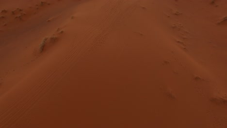 aerial: sahara desert in morocco