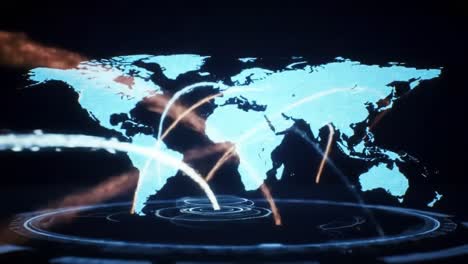 visualización de la red global