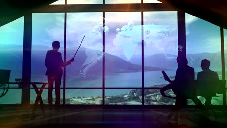travel and tourism, infographics in the office