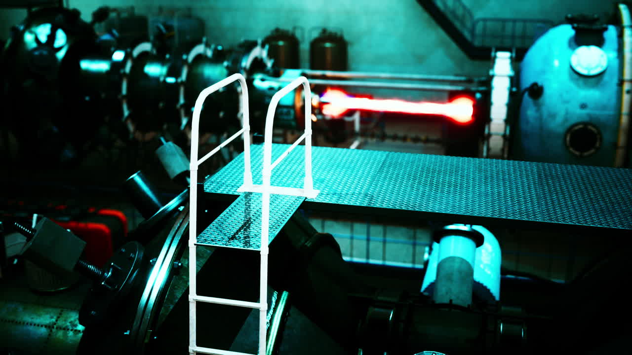 개념적인 하이테크 전력 열핵 또는 핵 원자로