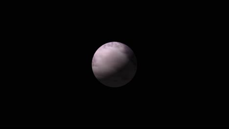 un planeta y su atmósfera en un fondo negro