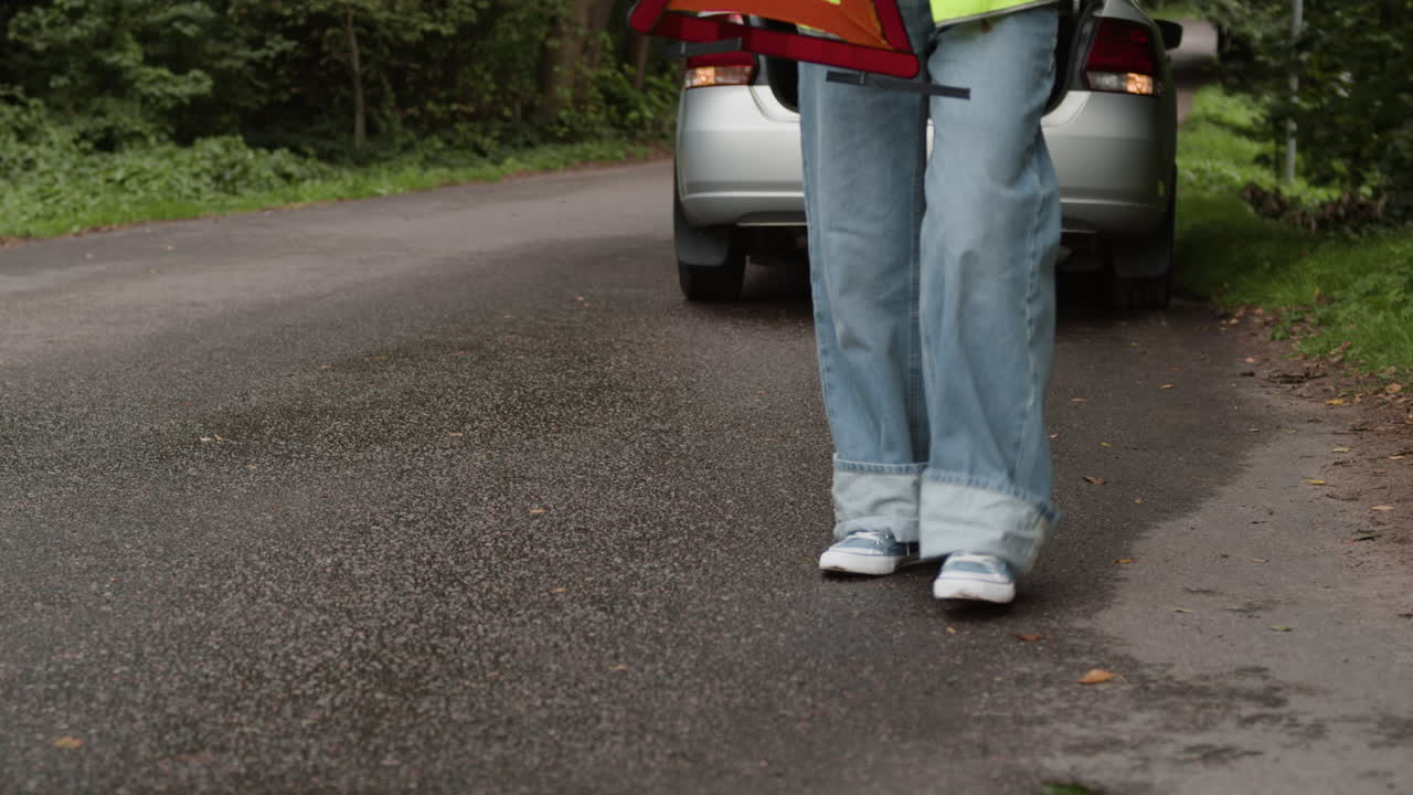 Car Breakdown on the Road