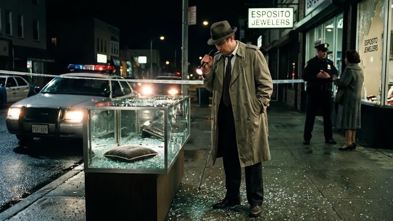 Crime Scene Investigation at Jewelry Store