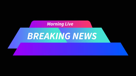 motion graphic of breaking news banners collection