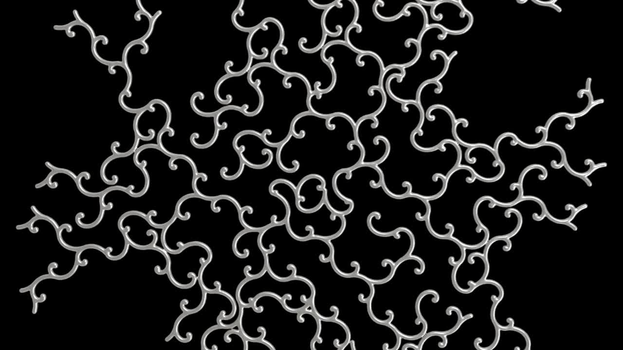 추상 3d, 아름다운 플래티넘 아라베스크 애니메이션 디자인 패턴, 예술적 리 꽃 패턴, 아라비아 배경, 3d 추상 애니메이션, 4k 고품질.
