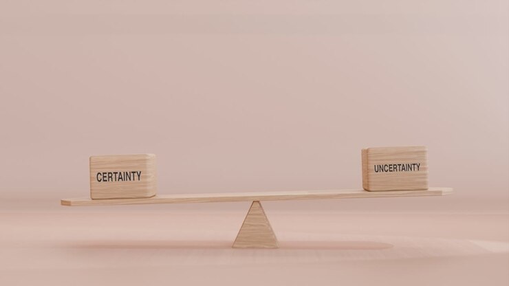 CERTAINTY AND UNCERTAINTY BALANCING ON SEESAW