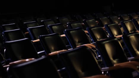 empty chairs in the theater