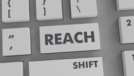reach button pressing on keyboard