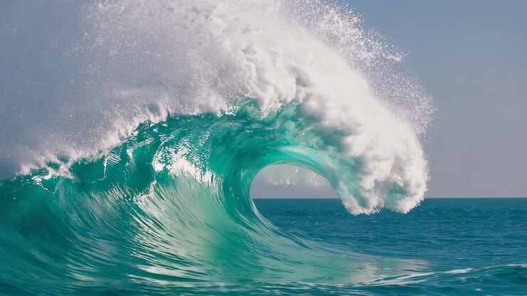 Powerful Ocean Wave