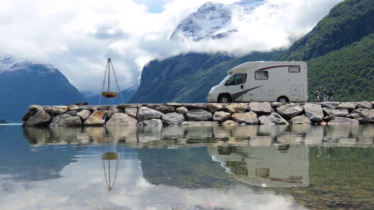 가족 휴가 여행 rv, 오토바이 휴가 여행