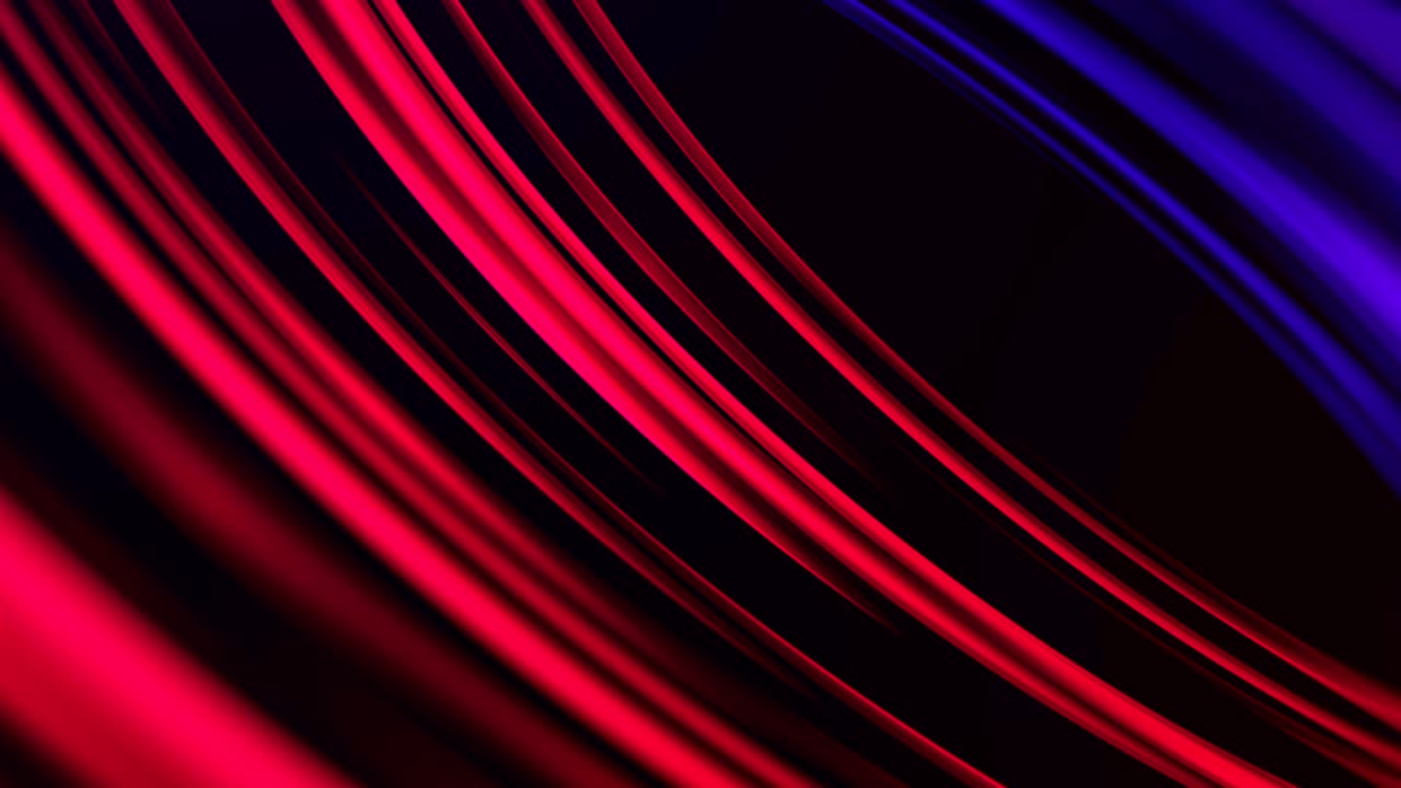 muchas líneas de banda brillantes, telón de fondo generado por computadora abstracta, renderización 3d