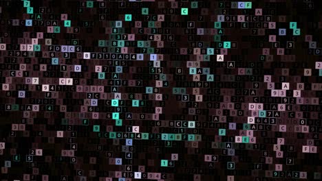 abstract digital code matrix pattern