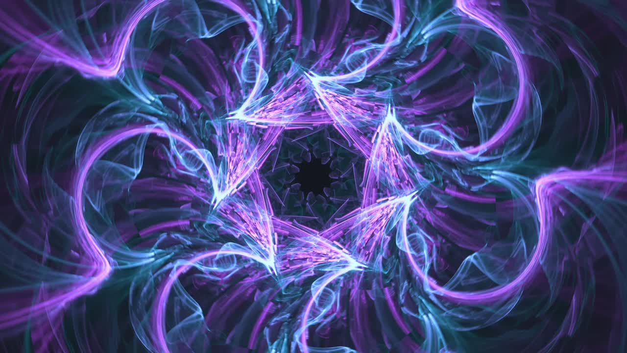 Multiverse convergence - seamless looping abstract kaleidoscope cosmic fractal music vj colorful artistic streaming backdrop art