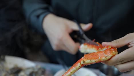 Jagalchi-Mercado-Mercado-De-Pescado-De-Busan-Cangrejo