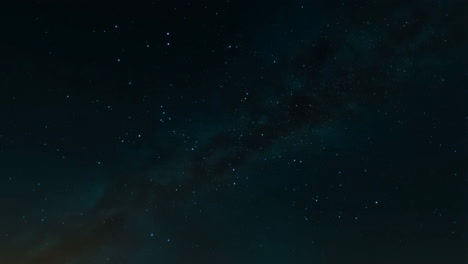 Starry Night Sky with Faint Nebulae