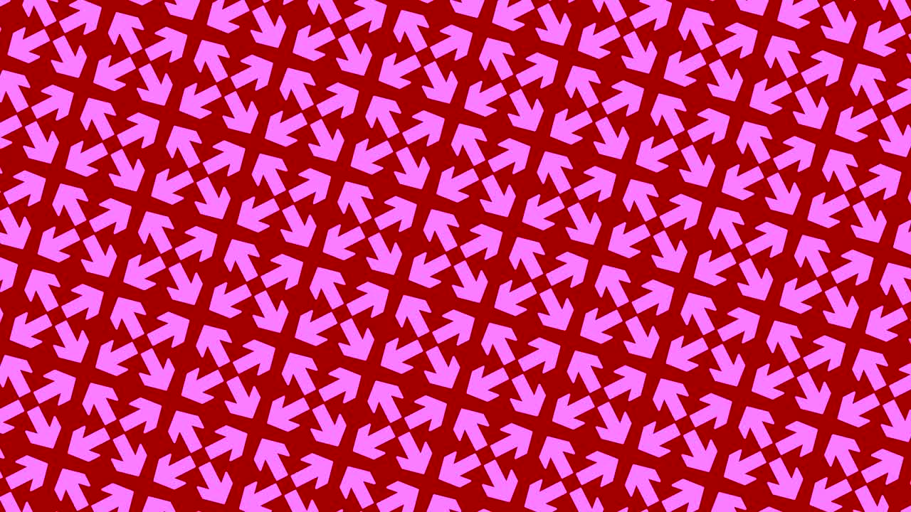Graphic pattern that quickly changes color as it rotates clockwise and then anticlockwise.