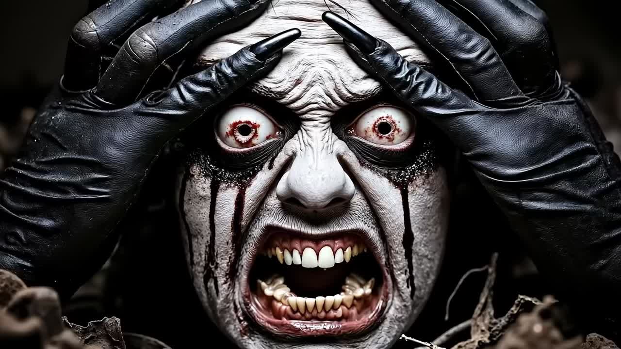 A close up of a person wearing a mask and gloves