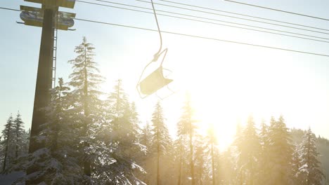 Empty-Ski-Lift