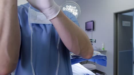 profesional médico que trabaja en un hospital