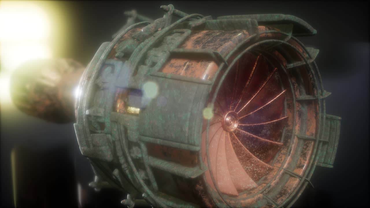 제트 엔진 터빈 부품