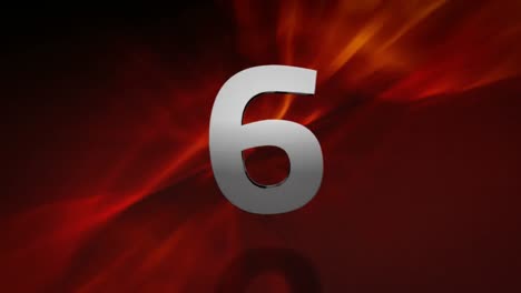 Digital-countdown-on-a-red-background