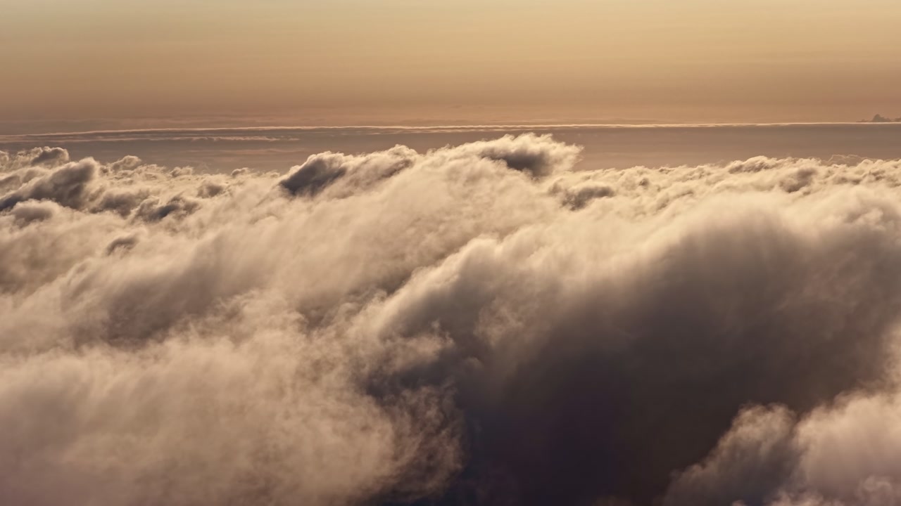 Wide angle cloudscape with natural sky patterns