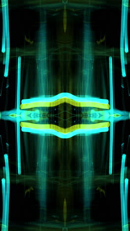 patrón de luz abstracto video vertical