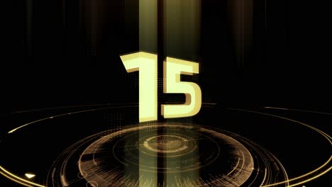 abstract futuristic technology background with digital number timer and countdown for under