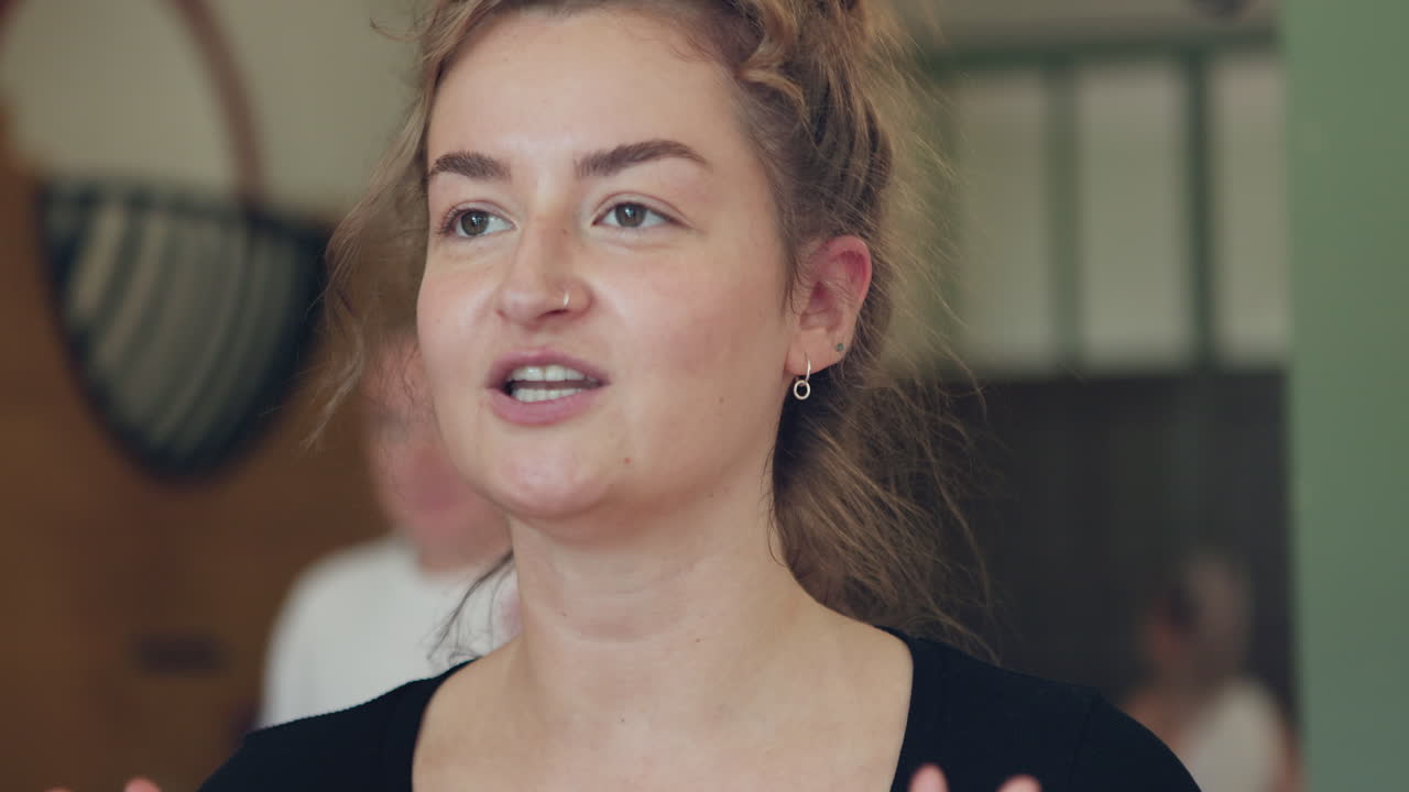 Portrait of a woman indoors