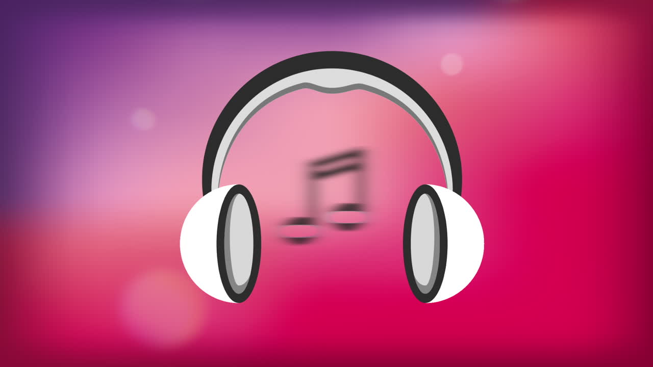 diseño de iconos de audio, animación de video
