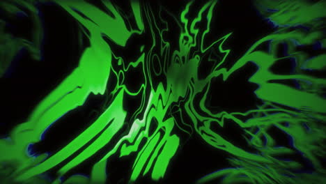 abstract green liquid swirl