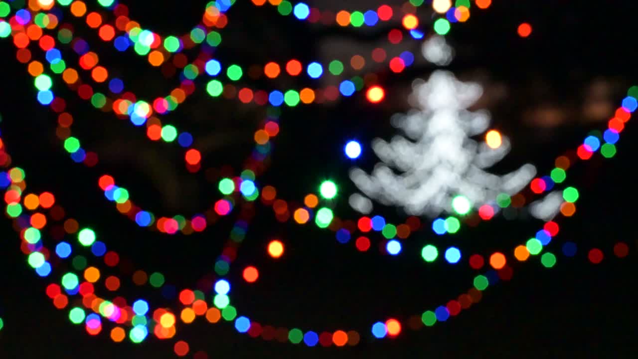 árbol de navidad bokeh