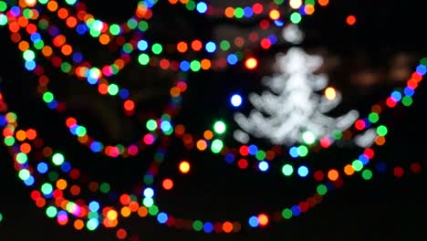 christmas tree bokeh