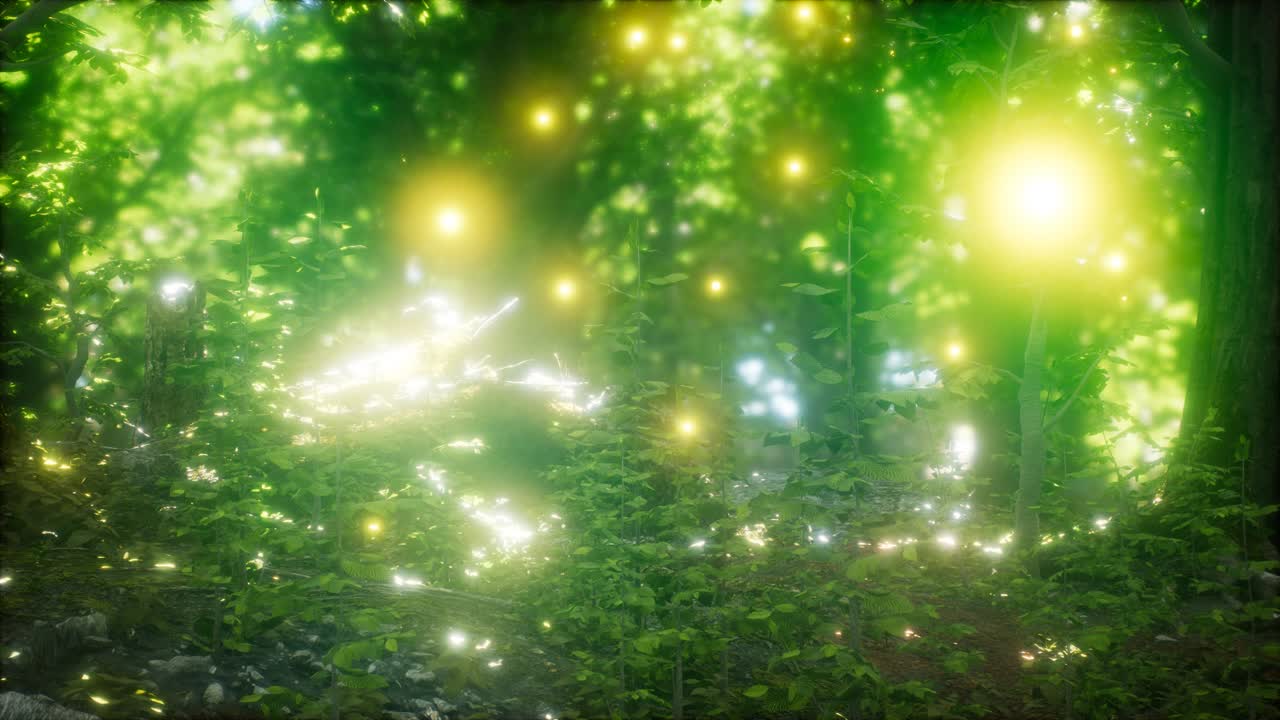 숲에서 날아다니는 반 ⁇ 불