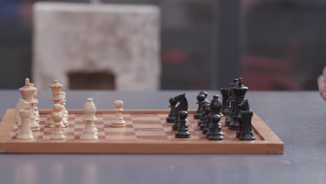 slide along a chessboard while playing