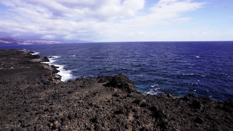 Acantilado-Del-Volcán-Maravillas-De-Tenerife-España-Gimbal-Shot