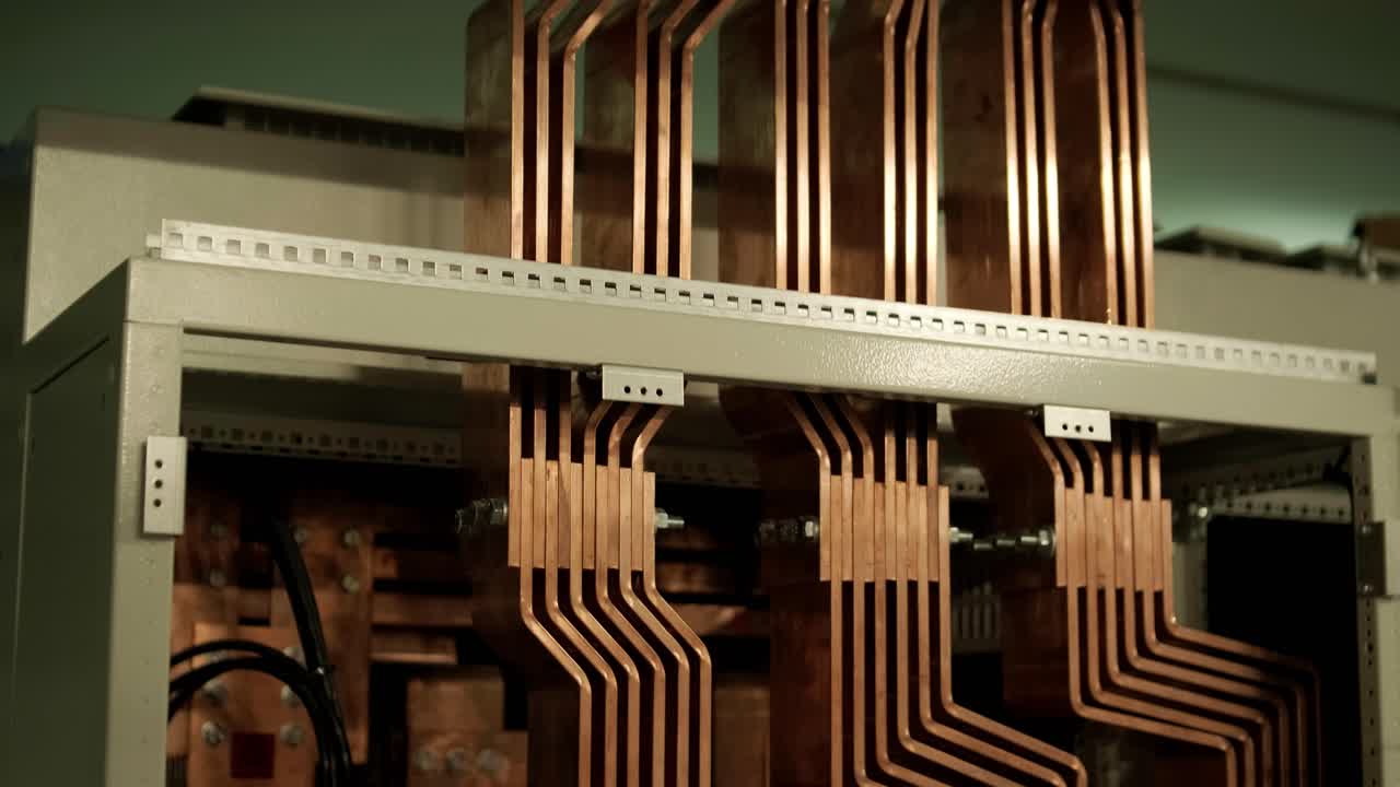 Power transformer installation at the modern industrial plant