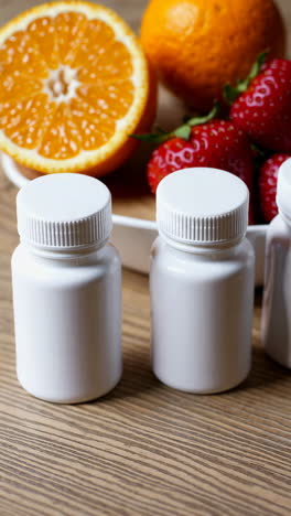 fresh fruits and supplements