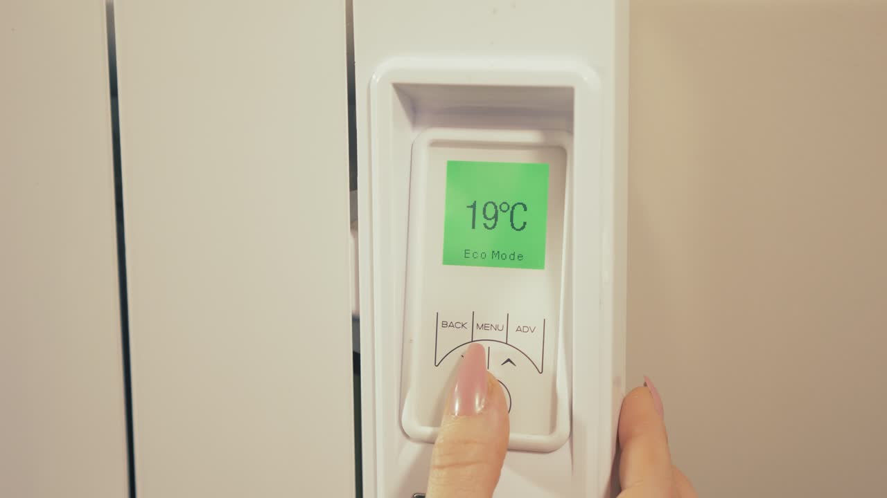 disminución de la temperatura al modo económico en el calentador inteligente