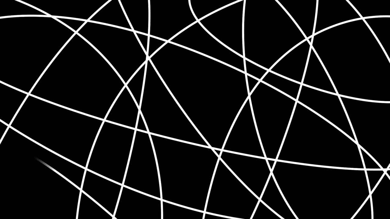 Abstract Line Art Pattern