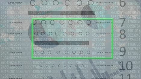 Animation of numbers and financial data processing