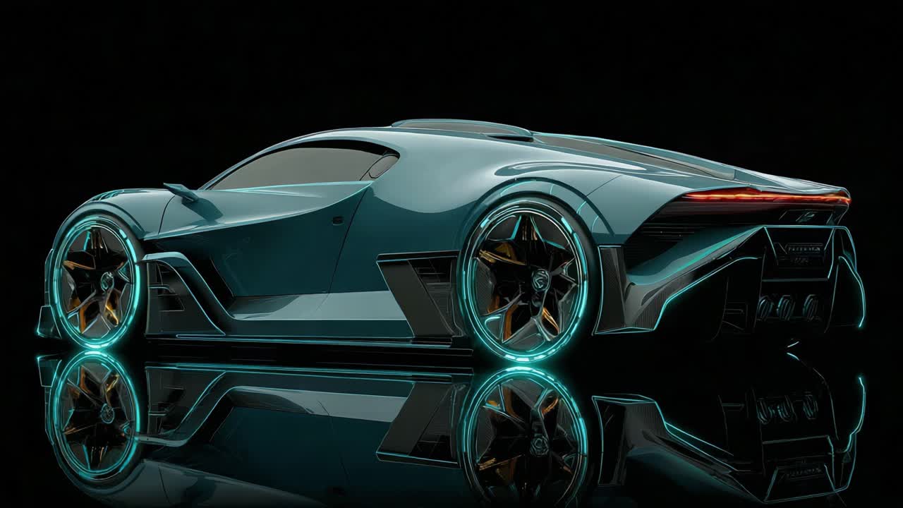 A Stunning View of a Futuristic Hypercar Showcasing Modern Design and ...