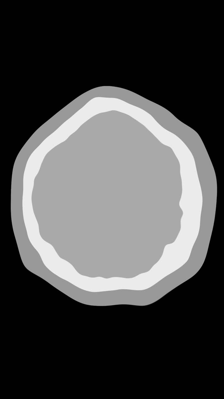 A grey puddle on a black background