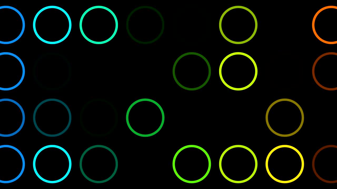 Abstract background animation with circles