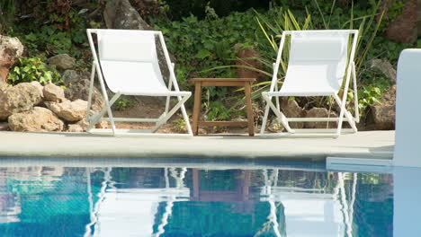 swimming pool surrounded by a paradise garden