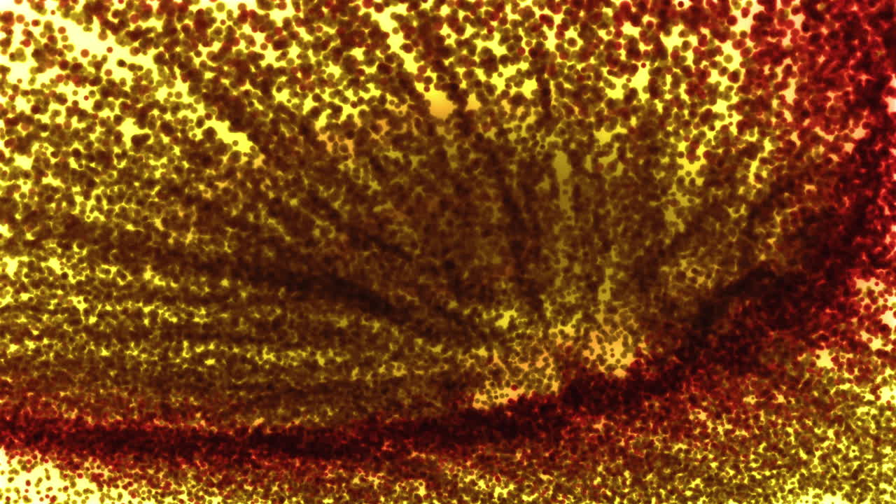 fondo abstracto con puntos rojos, amarillos y dorados